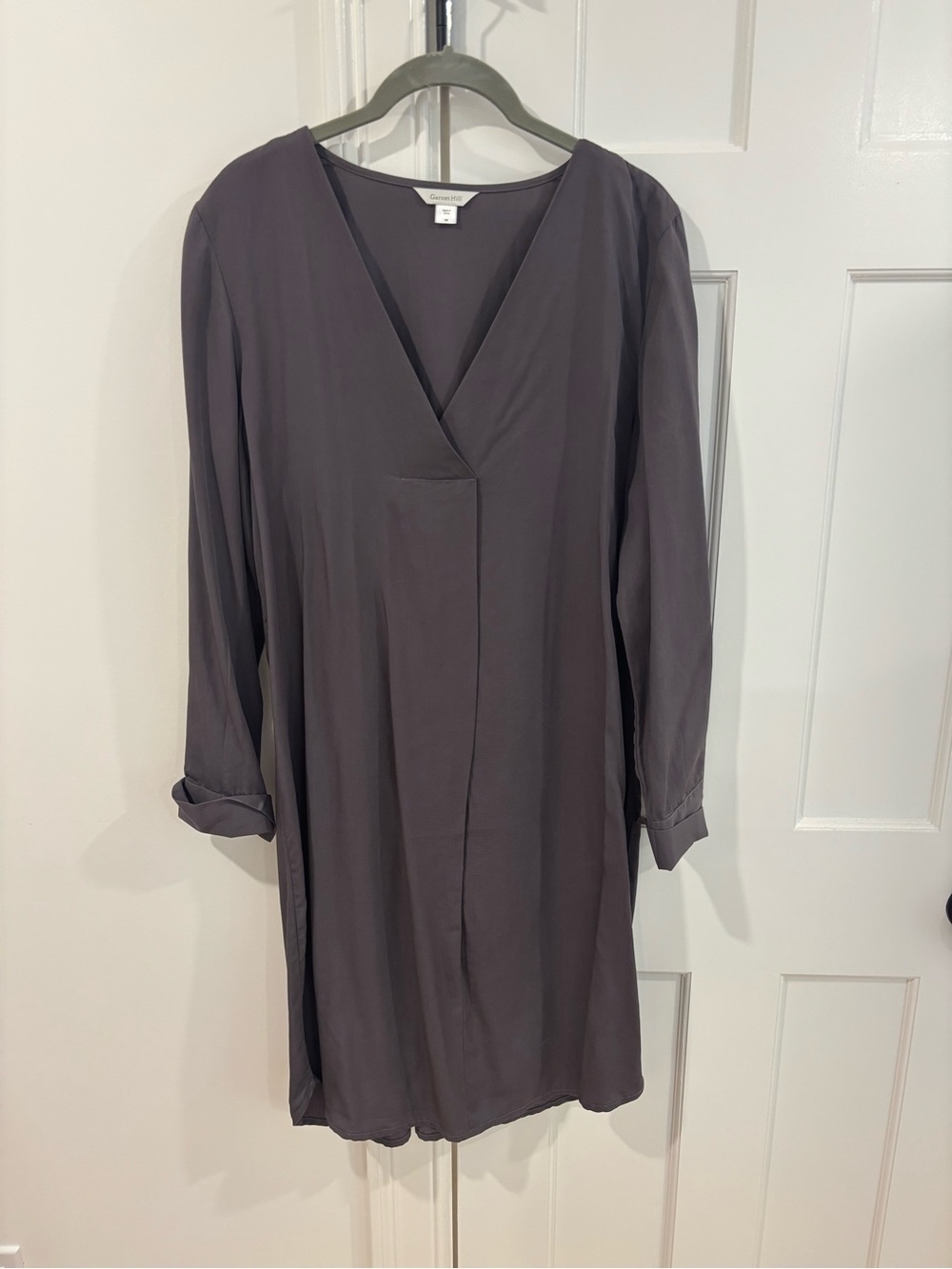 Garnet Hill long-sleeve mini dress